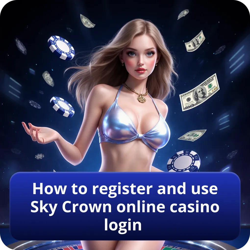 How to register and use Sky Crown online casino login