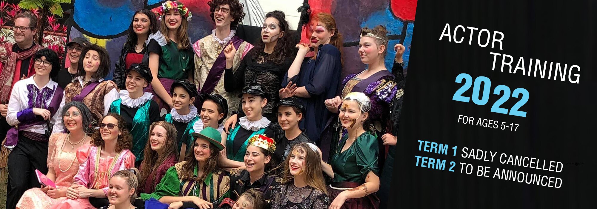 Actor Training 2021 for ages 5 - 17 - Term 1 cancelled